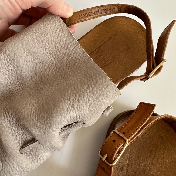 Free People Lake House Sling Back Sandals Stone 37 - Picture 12 of 13